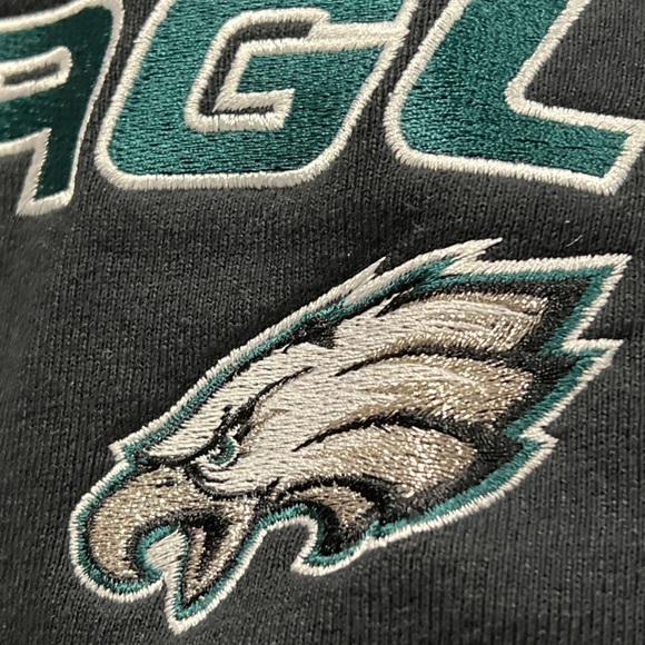 Philadelphia Eagles NFL Football Vintage Pro Player 1990s Sweatshirt - Picture 3 of 4